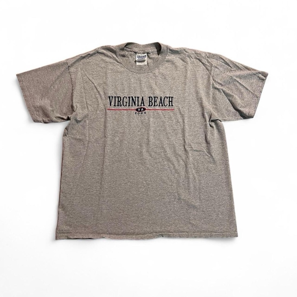 Virginia Beach Year 200 Short Sleeve T-Shirt Men's Size XL Y2K Vintage